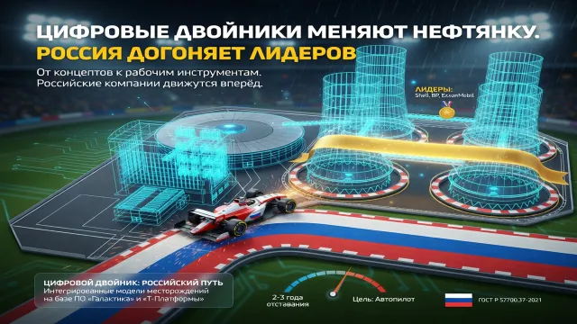 Цифровые двойники меняют нефтянку. Россия догоняет лидеров